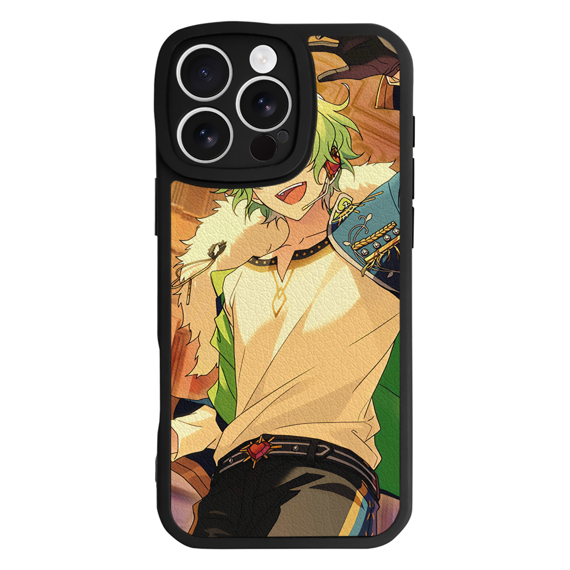 （画像用） あんさんぶるスターズ! Ensemble Stars 【iPhone 16シリーズ対応】シリコンスマホケース（レザー調） 材質：シリコン